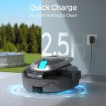 [2026 New] TALOSBO S2 Robotic Pool Cleaner – Dual-Layer Filtration, 90-Min Runtime, Powerful Cordless Pool Vacuum for Above-Ground & Flat Pools, Efficient Debris Removal & Auto-Parking Design