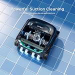 WYBOT C2 Vision AI Camera Cordless Pool Cleaner Robot for Inground Pools, 8 Mode Robotic Pool Cleaner, Utra-fine Filtration, Powerful Suction, Wall Climbing, Waterline Cleaning, Black