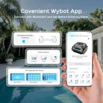 WYBOT C2 Vision AI Camera Cordless Pool Cleaner Robot for Inground Pools, 8 Mode Robotic Pool Cleaner, Utra-fine Filtration, Powerful Suction, Wall Climbing, Waterline Cleaning, Black