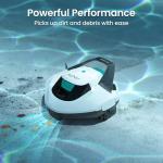 (2026 Upgrade) AIPER Seagull SE Cordless Robotic Pool Cleaner, Above Ground Pool Vacuum with LED Indicator, Lasts 90 Mins, Self-Parking, Ideal for Flat Pools up to 860 sq.ft