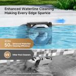 DREAME Z1 Pro Cordless Robotic Pool Cleaner, LiFi Remote Control, 8000 GPH Suction, Waterline Horizontal Cleaning, Auto-Retrieval, Automatic Pool Vacuum for Above & In-Ground Pools, Upgraded Version