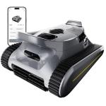 Cordless Robotic Pool Cleaner -Pool Vacuum 180W Brushless Motor, 45,000Pa Suction, Wall Climbing, Sonar Navigation, 3 Modes Automatic Pool Robot for Inground & Above-Ground Pools Up to 2150 Sq. Ft.
