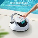 (2026 Upgrade) AIPER Seagull SE Cordless Robotic Pool Cleaner, Above Ground Pool Vacuum with LED Indicator, Lasts 90 Mins, Self-Parking, Ideal for Flat Pools up to 860 sq.ft