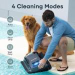 AIPER Scuba S1 Cordless Robotic Pool Cleaner, Pool Vacuum for Inground Pools, Wall and Waterline Cleaning, Smart Navigation for Pools up to 1,600 Sq.ft (Renewed)
