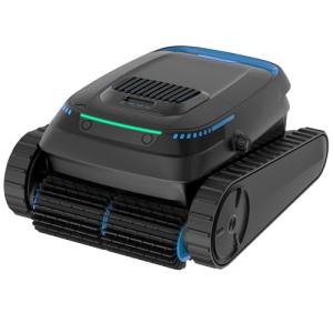 AIRROBO Cordless Robotic Pool Cleaner for Inground & Above Ground Pools, Smart Zigzag Navigation, Floor, Wall & Waterline Cleaning, 5000 GPH