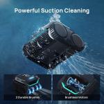（2026 New） WYBOT C2 Vision Cordless Pool Cleaner with AI Camera, 8 Mode Pool Vacuum for Inground Pool, Ultra-fine Filtration System and Powerful Suction, Waterline Cleaning, Black Green