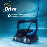 Dolphin Nautilus CC Supreme Wi-Fi Automatic Robotic Pool Vacuum Cleaner, Dual Drive, Waterline Scrubber Brush, Top Load Filter, Ideal for In-Ground Pools up to 50 FT