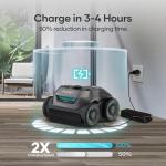 AIPER Seagull Pro Cordless Robotic Pool Cleaner, WavePath Navigation, Wall-Climbing, Quad-Motor, 150 mins Runtime for Inground Pools up to 1,600 sq.ft, ZT6002 (Renewed)