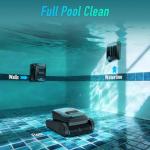 AIRROBO Cordless Robotic Pool Cleaner for Inground & Above Ground Pools, Smart Zigzag Navigation, Floor, Wall & Waterline Cleaning, 5000 GPH