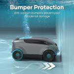 AIPER Scuba E1 Cordless Robotic Pool Cleaner, Pool Vacuum with Advanced Filtration, Tri-Motor, ldeal for Above-Ground Pools up to 1,100 Sq.ft (Renewed)