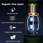 3 in 1 Rechargeable Pool & Spa Hot Tub Vacuum Cleaner - Dual Mode & Magnetic Drive System, 25µm Ultra Fine Mesh Filters for Hot Tub, Small Above Ground Pools - 90 Mins, Oil Absorbers, Poles