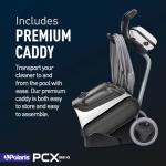 Polaris PCX 868 iQ Smart Robotic Pool Cleaner for In-Ground Pools up to 50ft, Smart App Control, Large Filter Canister, and Easy Lift Removal System