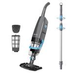 PoolMr Cordless Handheld Pool Vacuum, Rechargeable Pool Cleaner with 18.5 Gal/Min Suction, 60 Min Runtime, Dual-Phase Cleaning System, for Above Ground Pools, Spas, Hot Tubs(New Version)