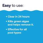 HTH 52038 Swimming Pool Care Green to Blue, Advanced Shock System, 2-Step Swimming Pool Care Solution, 1 Kit