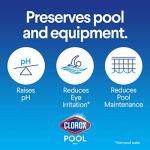 Clorox® Pool&Spa™ Swimming Pool pH Up, Raises pH, Protects Against Eye and Skin Irritation, 4LB (Pack of 1)