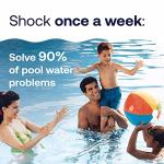 HTH 52038 Swimming Pool Care Green to Blue, Advanced Shock System, 2-Step Swimming Pool Care Solution, 1 Kit