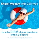 HTH 52037R Pool Care Shock Advanced, Swimming Pool Chemical - Cal Hypo Formula, Prevents Bacteria & Algae, Restores Crystal Clear Water - Shock Treatment, 1lb (12 Pack)