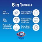 Clorox® Pool&Spa™ Shock XTRABLUE® Plus, Kills Bacteria & Algae in Swimming Pools, Swim-Ready in 15 Minutes, (6-Pack)