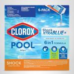 Clorox® Pool&Spa™ Shock XTRABLUE® Plus, Kills Bacteria & Algae in Swimming Pools, Swim-Ready in 15 Minutes, (6-Pack)