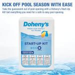 Doheny's Ultimate Pool Opening Start-Up Kit | Made in USA | Includes Metal Out, Algae Control, Clarifier & Super Shock | Prevents Stains, Rust & Scale | Free 10-Pack Test Strips | Pro-Grade Chemicals