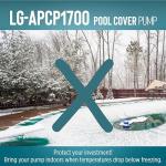 Little Giant Select Series LG-APCP1700 1/3 HP, 1745 GPH, Automatic, Submersible, Swimming Pool Cover Pump with 25-Ft. Cord, Dark Blue, 14942691