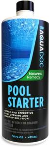 Pool Opening Chemical - 16oz for up to 15,000 gallons - Pool Starter Kit for Above Ground & Inground Pools - AquaDoc Pool Chemicals Made in USA