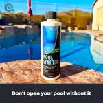 Pool Opening Chemical - 16oz for up to 15,000 gallons - Pool Starter Kit for Above Ground & Inground Pools - AquaDoc Pool Chemicals Made in USA