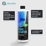 Pool Opening Chemical - 16oz for up to 15,000 gallons - Pool Starter Kit for Above Ground & Inground Pools - AquaDoc Pool Chemicals Made in USA