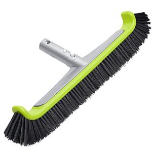 Sepetrel 17.5" Pool Brush Head for Cleaning Walls,Heavy Duty Inground/Above Ground Swimming Pool Scrub Brushes with Premium Strong Bristle & Reinforced Aluminium Back