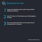 Pool Opening Chemical - 16oz for up to 15,000 gallons - Pool Starter Kit for Above Ground & Inground Pools - AquaDoc Pool Chemicals Made in USA