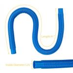 Pool Hose for Above Ground Pools, 3 PACK 1.25" Pool Filter Hoses Accessory Pool Pump Replacement 41 Inch Long with Clamps