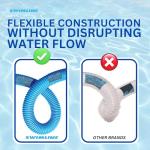 SWIMLINE HYDROTOOLS Standard Swimming Pool Vacuum Hose 1.25" X 18' For Inground Pools - Compatible With Vacuum Heads, Skimmers, Filter Pump Inlets, Above Ground Pools And Other Pool Accessories
