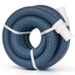 Pool Vacuum Hose With Swivel Cuff 1-1/2" Diameter 18FT Flexible Heavy Duty Pool Vacuum Cleaning Hose Perfect for Above&In Ground Swimming Pool