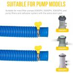 Pool Hose for Above Ground Pools, 3 PACK 1.25" Pool Filter Hoses Accessory Pool Pump Replacement 41 Inch Long with Clamps
