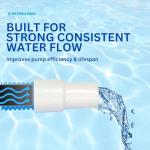 SWIMLINE HYDROTOOLS Standard Swimming Pool Vacuum Hose 1.25" X 18' For Inground Pools - Compatible With Vacuum Heads, Skimmers, Filter Pump Inlets, Above Ground Pools And Other Pool Accessories