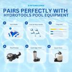 SWIMLINE HYDROTOOLS Standard Swimming Pool Vacuum Hose 1.25" X 18' For Inground Pools - Compatible With Vacuum Heads, Skimmers, Filter Pump Inlets, Above Ground Pools And Other Pool Accessories