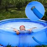 4 Pack Pool Hoses for Above Ground Pools 1.25" x 59" Replacement Pool Pumps Hose Filter Pumps Hose with 8 Metal Clamps for Swimming Pools Filter Pump