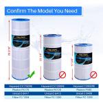 POOLPURE PLF175A Pool Filter Replaces Hayward C1750, CX1750RE, PA175, Ultral-B4, Unicel C-8417, Filbur FC-1294, Sta-Rite PXC175, 817-0175P, L x OD: 28 3/16" x8 15/16", 175 sq.ft Cartridge