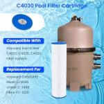 Future Way 4-Pack C4030 Pool Filter Cartridges Replacement for Hayward SwimClear C4030, C4025,C4020, Replace Hayward CX880XRE, Pleatco PA106, Unicel C-7488, 425sq.ft
