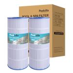 Poolzilla [2 Pack Pool Filter Cartridge, Compatible with PA120, CX1200RE, C1200, Unicel C-8412, Filbur FC-1293, Waterway Clearwater II, Pro Clean 125, 817-0125N [L x OD: 23.25" x 8.94'']