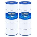 Cryspool® 08055 Filter Compatible with C1200, CX1200RE, Clearwater II 125, PA120, C-8412, FC-1293, 817-0125N, 120 Sq. Ft Pool Filter Cartridge, 2 Pack