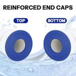 Wowreed Pool Filter Compatible with C1200, cx1200re, PA120, C-8412, FC-1293, Clearwater II 125, Pro Clean 125, 120 sq. ft, 1 Pack