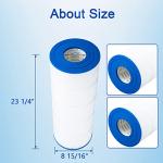 PELLUCID C1200 Pool Filter Compatible with Hayward C1200, CX1200RE, Pleatco PA120, Unicel C-8412, Filbur FC-1293, Clearwater II 125, Waterway Pro Clean PCCF-125, 817-0125N, 120 sq.ft, 2 Pack