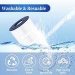 sawluv Replacement PA120 Pool Filter Compatible with Hayward C1200, CX1200RE, Unicel C-8412, Filbur FC-1293, Fit for Waterway Clearwater II 125, Pro Clean PCCF-125, Replace 817-0125N, 120 Sq. Ft