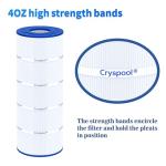 Cryspool® 08055 Filter Compatible with Hayward C1200, CX1200RE, PA120, C-8412, Ultra-B2, FC-1293, Clearwater II 125, 817-0125N, 120 Sq. Ft Pool Filter Cartridge, 1 Pack
