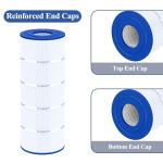 Cryspool® 08055 Filter Compatible with C1200, CX1200RE, Clearwater II 125, PA120, C-8412, FC-1293, 817-0125N, 120 Sq. Ft Pool Filter Cartridge, 2 Pack