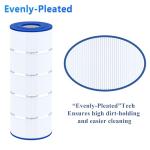 Cryspool® 08055 Filter Compatible with C1200, CX1200RE, Clearwater II 125, PA120, C-8412, FC-1293, 817-0125N, 120 Sq. Ft Pool Filter Cartridge, 2 Pack