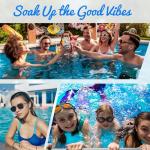 FOIRCEADAL C1200 Pool Filter Cartridge Compatible with Hayward CX1200RE, Unicel C-8412, Ultra-B2, Pleatco PA120, Filbur FC-1293, Clearwater II 125, Waterway Pro Clean 125, 120 Sq. Ft Replacement 1Pack