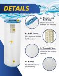 ZOTEE PA120 Swimming Pool Filter Replaces CX1200RE,C1200, C-8412,Darlly 81202,Filbur FC-1293,Waterway Clearwater II,Pro Clean 125,817-0125N,Aladdin 22002,120 Sq.Ft Pool Filter Cartridge,1 Pack