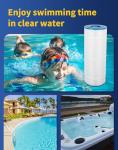 ZOTEE PA120 Swimming Pool Filter Replaces CX1200RE,C1200, C-8412,Darlly 81202,Filbur FC-1293,Waterway Clearwater II,Pro Clean 125,817-0125N,Aladdin 22002,120 Sq.Ft Pool Filter Cartridge,1 Pack